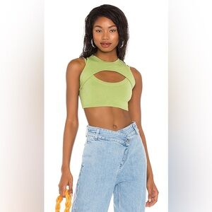 Guizo arched cut out bra top NWOT